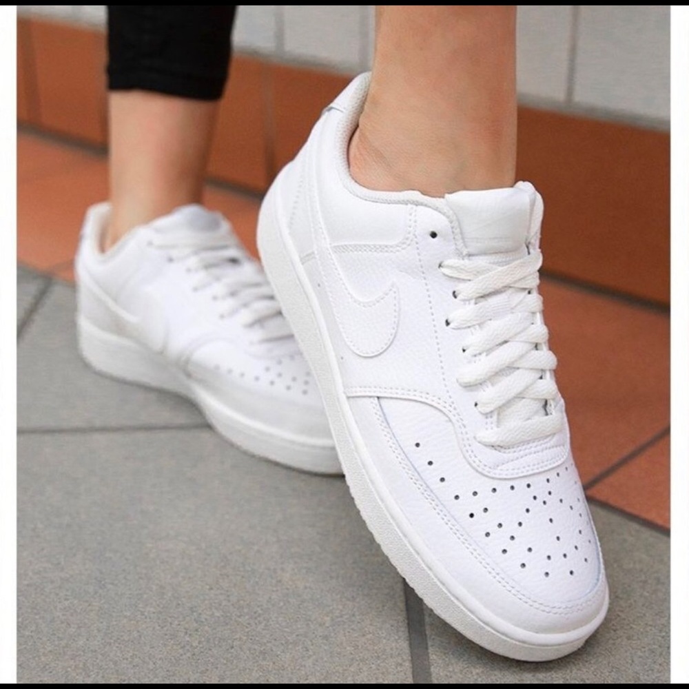 NIKE Court Vision Sneaker in White